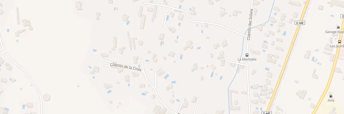 Plan du 240 Che de la Croix à Aubagne