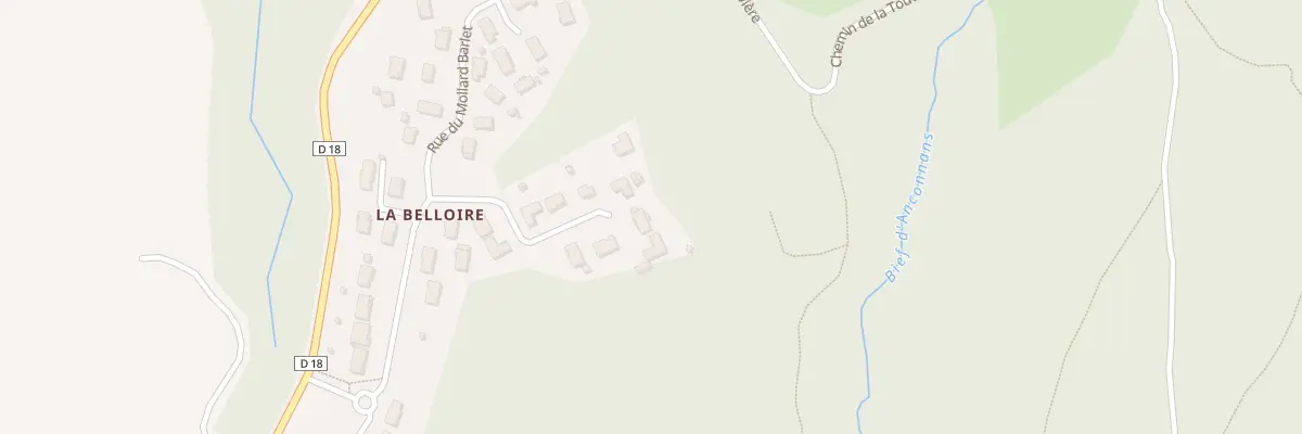 Plan du 12 Rue de la Combe Bourru à Samognat