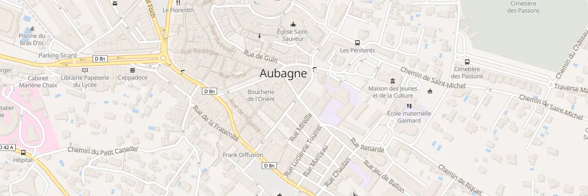Plan du 15 Rue Jean-Jacques Rousseau à Aubagne