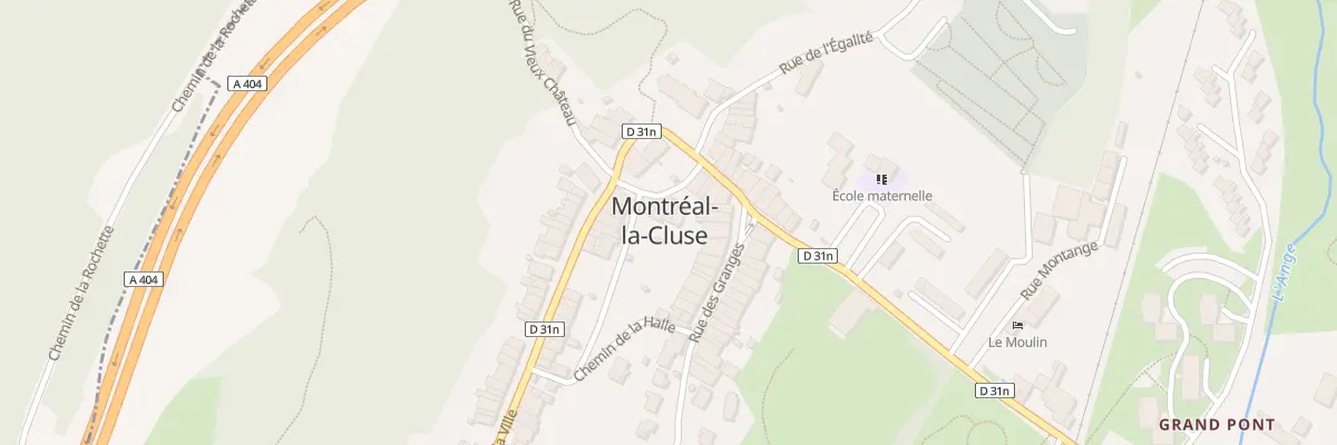 Plan du 3 Vc du Grapillon à Montréal-la-Cluse