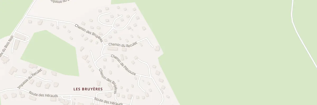 Plan du 500 Che du Reculet à Lans-en-Vercors