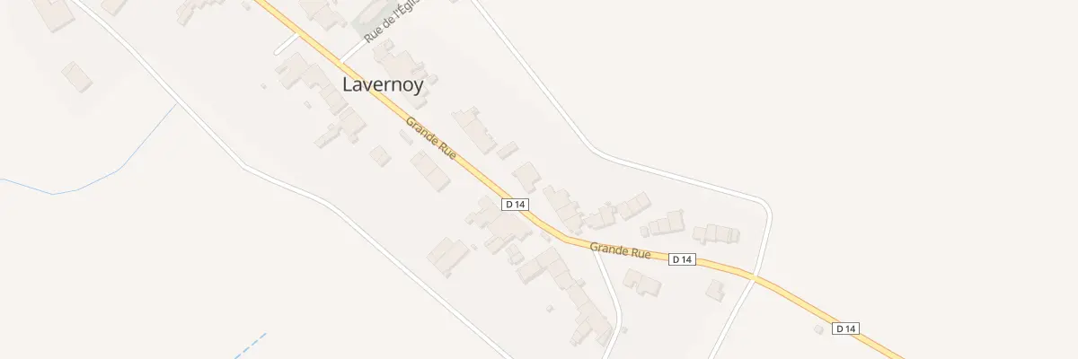 Plan du 41 Grande Rue à Lavernoy