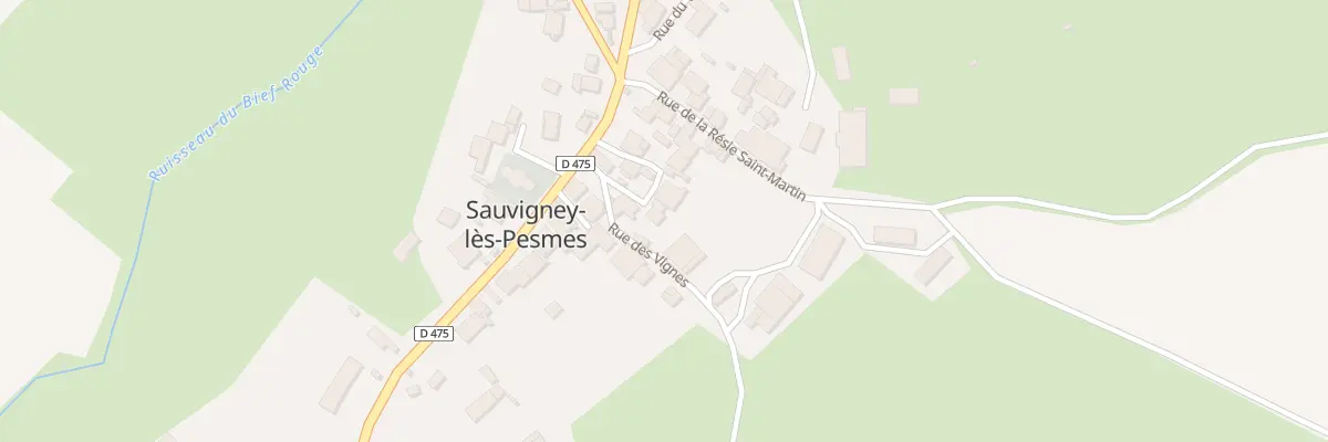 Plan du 7 Rue du Treige à Sauvigney-lès-Pesmes