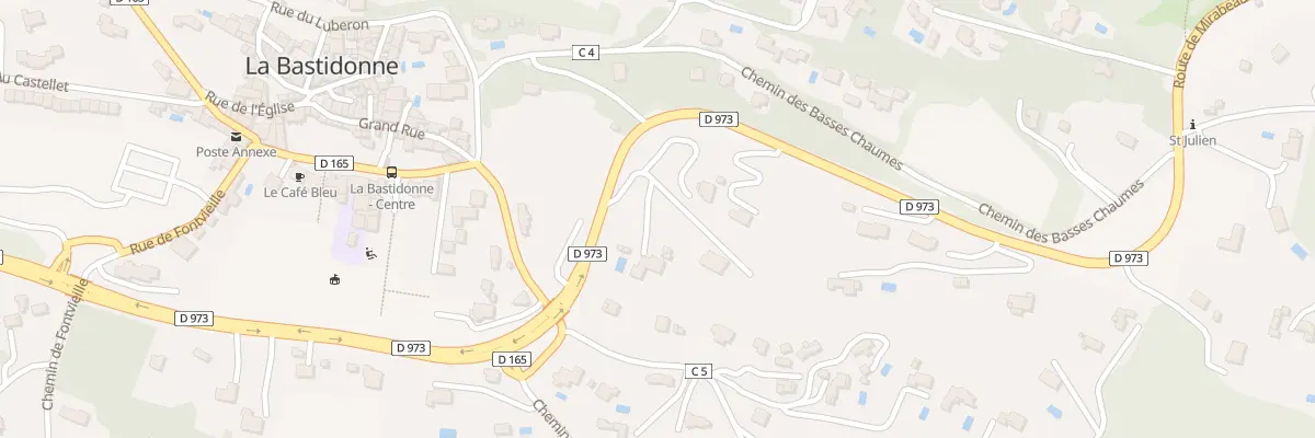 Plan du 5121 La Chaume à La Bastidonne