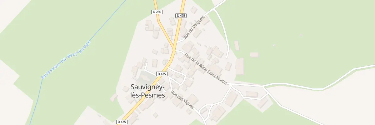 Plan du 4 Rue de la Resie Saint Martin à Sauvigney-lès-Pesmes