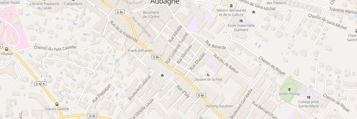 Plan du 3 Rue Marceau à Aubagne