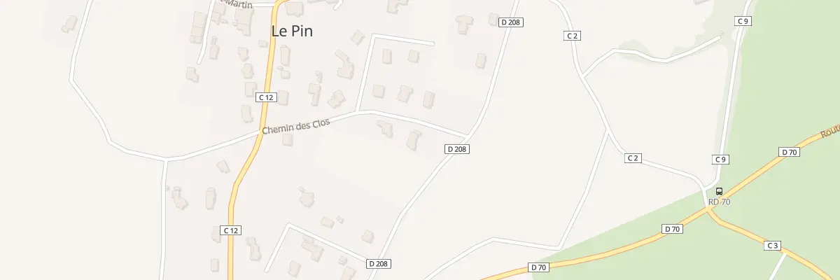 Plan du 55 Che des Clos au Pin