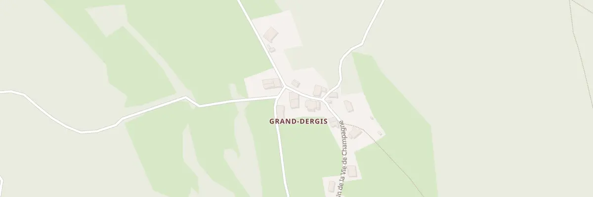 Plan du 9009 Grand Dergis à Plateau d’Hauteville