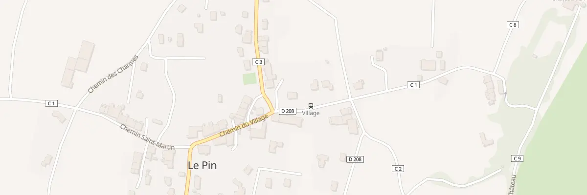 Plan du 17 Che du Village au Pin