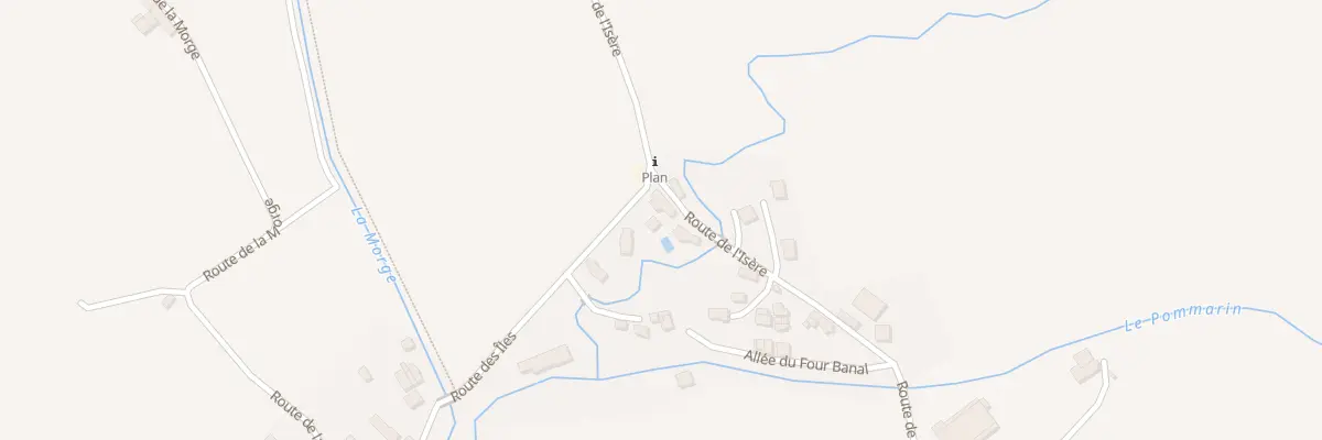 Plan du 380 Rte de l’Isère à Moirans