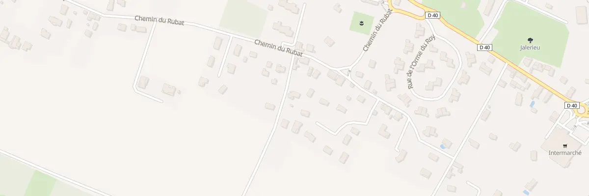 Plan du 1 Che de la Gasse -Les Avenieres aux Avenières Veyrins-Thuellin