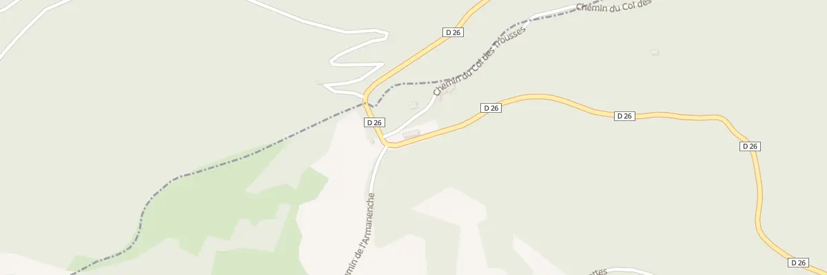 Plan du 3236 Rte du Col des Tourettes à Ribeyret