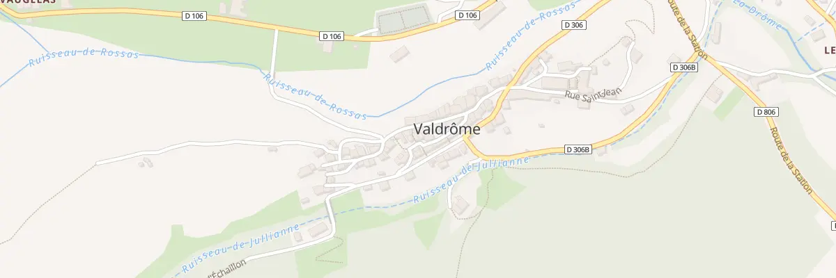 Plan du 58 Rue Paillouse à Valdrôme