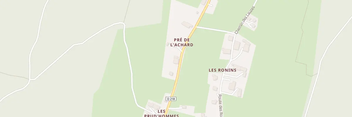 Plan du 3799 Rte de la Sure à Autrans-Méaudre en Vercors