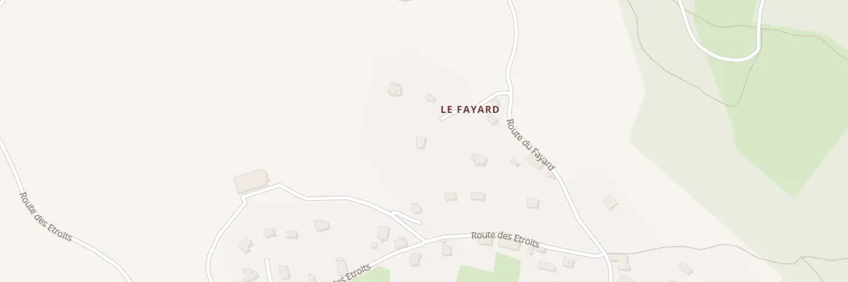Plan du 6001 Les Etroits à Montaud