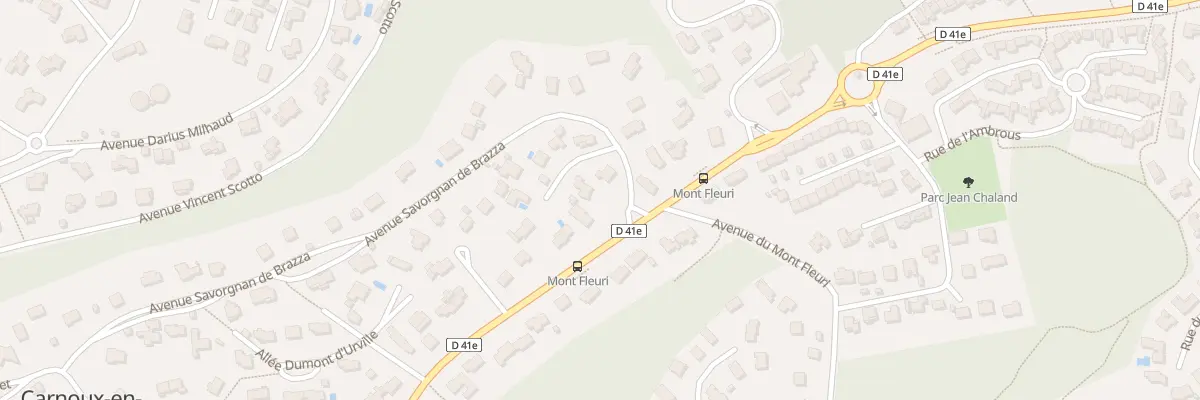 Plan du 43 Bd Mal Lyautey à Carnoux-en-Provence