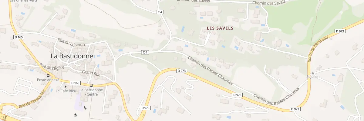Plan du 5125 La Chaume à La Bastidonne