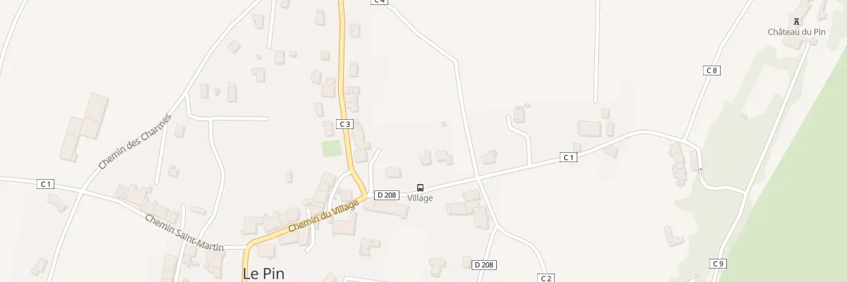 Plan du 19 Che du Village au Pin