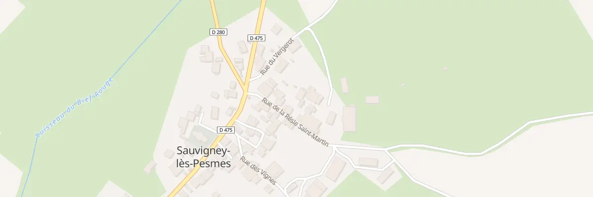 Plan du 11 Rue de la Resie Saint Martin à Sauvigney-lès-Pesmes