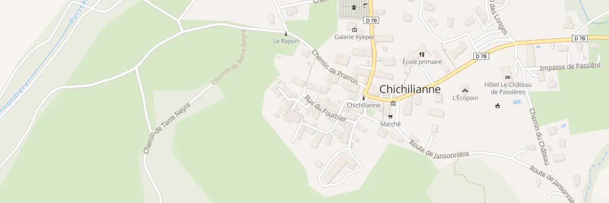 Plan du 5151 L’Eglise à Chichilianne