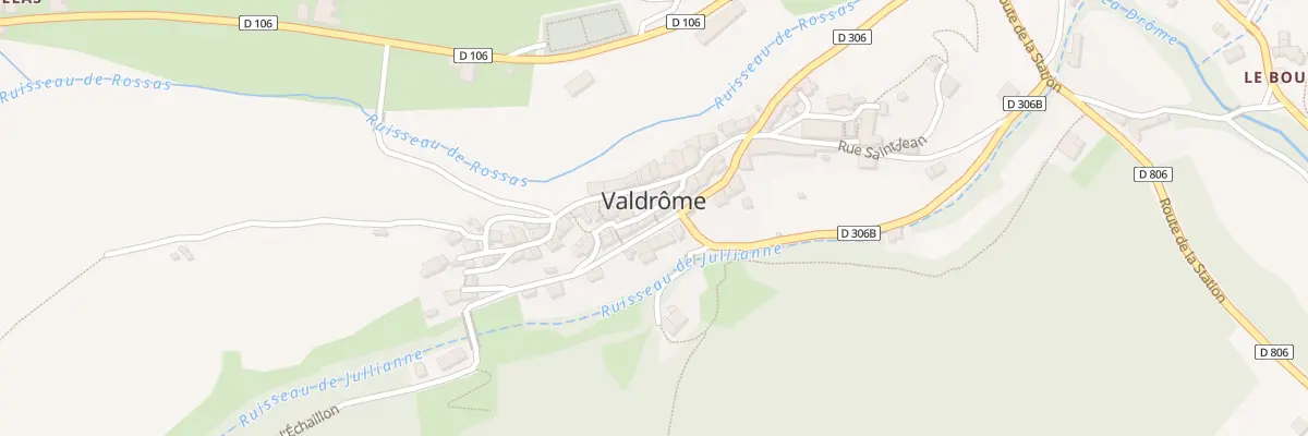 Plan du 53 Rue Paillouse à Valdrôme