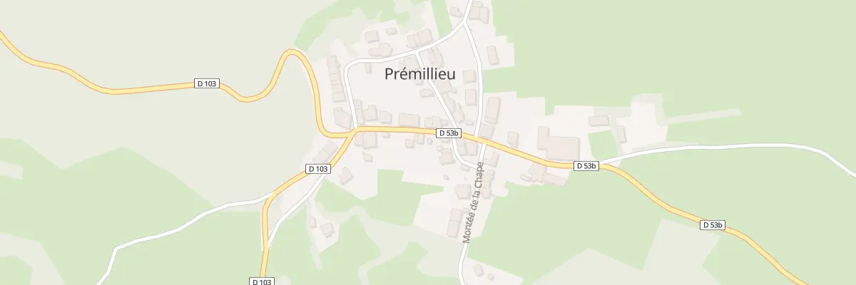 Plan du 80 Rue du Col du Ballon à Prémillieu