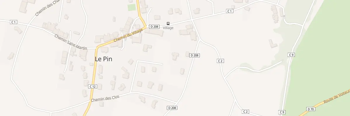 Plan du 130 Che de la Ranche au Pin