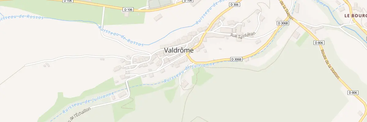 Plan du 68 Pl des Fossés à Valdrôme