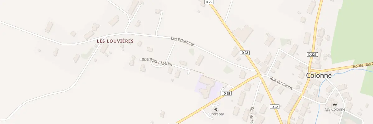 Plan du 2 Rue Roger Merlin à Colonne