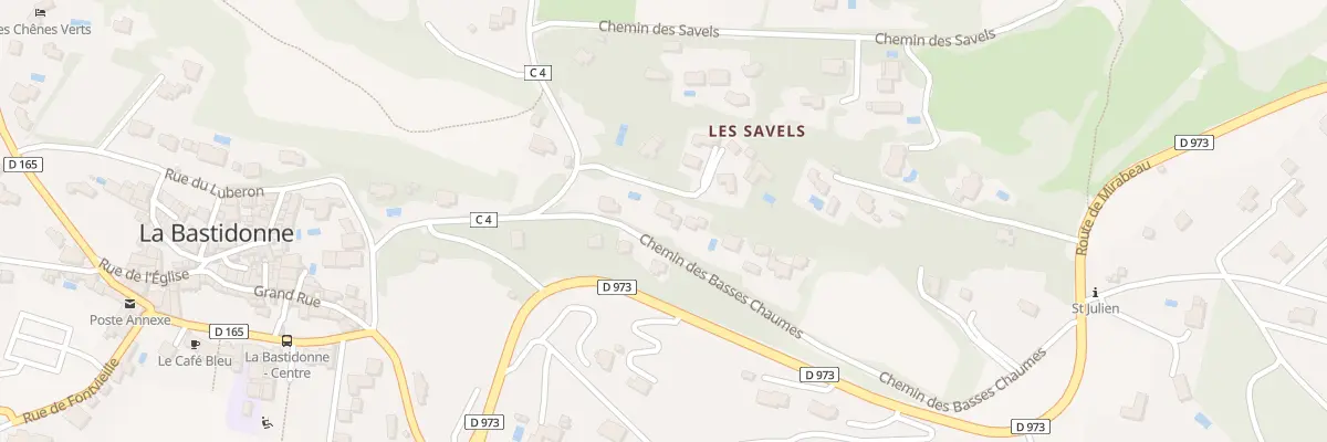 Plan du 101 Che des Basses Chaumes à La Bastidonne
