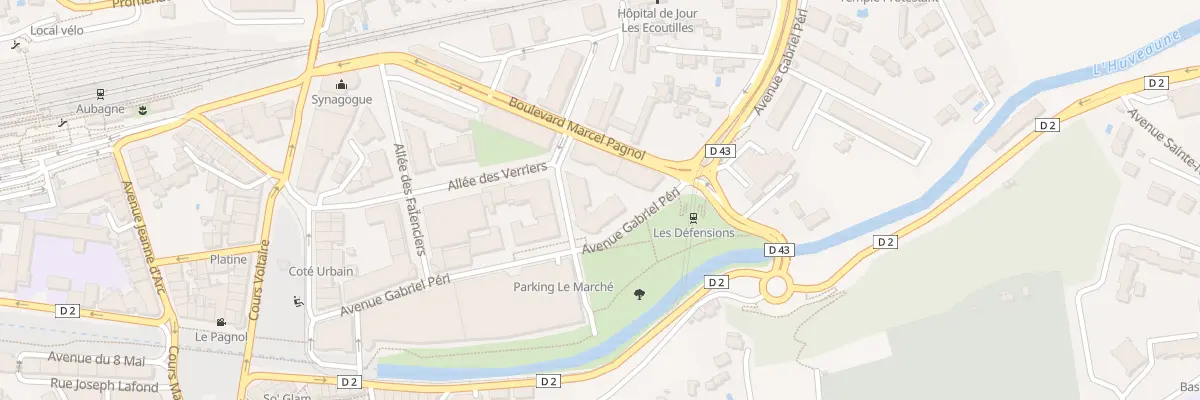 Plan du 5411 Res Le Puisatier à Aubagne