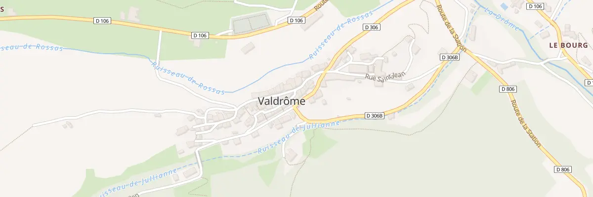 Plan du 5043 Le Village à Valdrôme