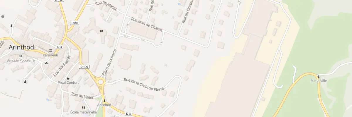 Plan du 4 Rue Jean de Chalon à Arinthod