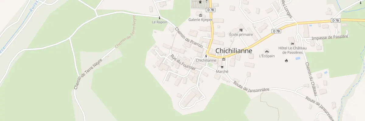 Plan du 72 Rue du Fournier à Chichilianne