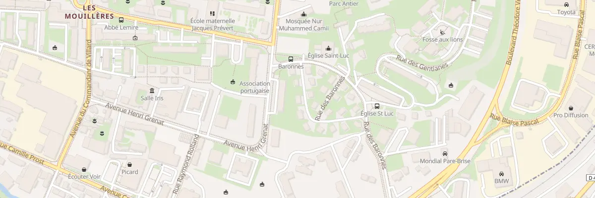 Plan du 6 Rue des Baronnes à Lons-le-Saunier