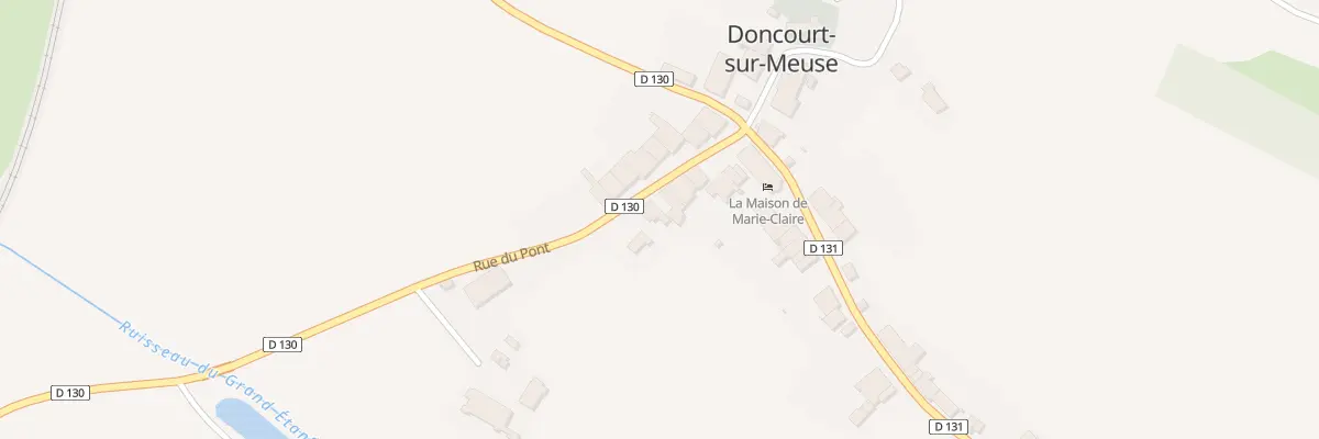Plan du 9 Rue du Pont à Doncourt-sur-Meuse