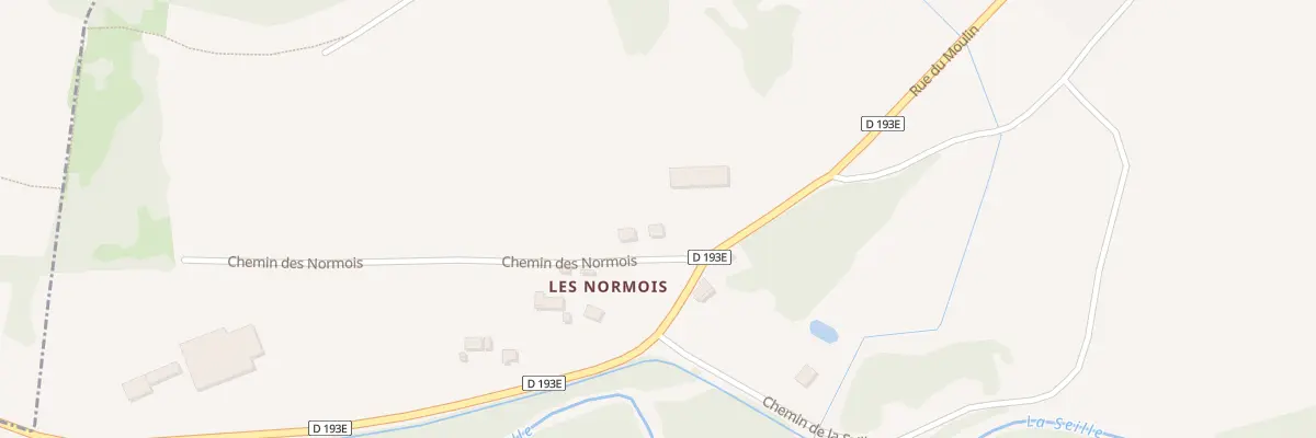Plan du 2 Che des Normois à Domblans