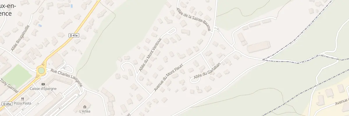 Plan du 17 Av du Mont Fleuri à Carnoux-en-Provence