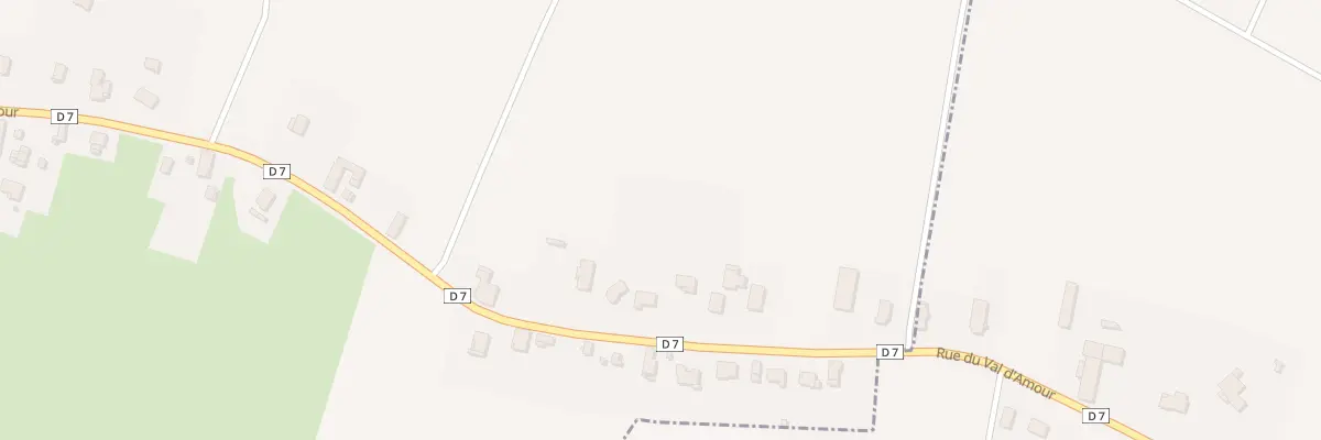 Plan du 92 Rue du Val d’Amour à La Loye