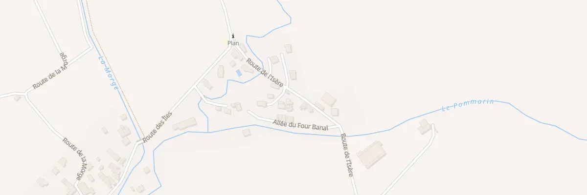 Plan du 498 Rte de l’Isère à Moirans