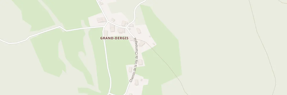 Plan du 9004 Grand Dergis à Plateau d’Hauteville