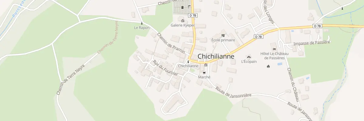 Plan du 29 Rue du Ferblantier à Chichilianne