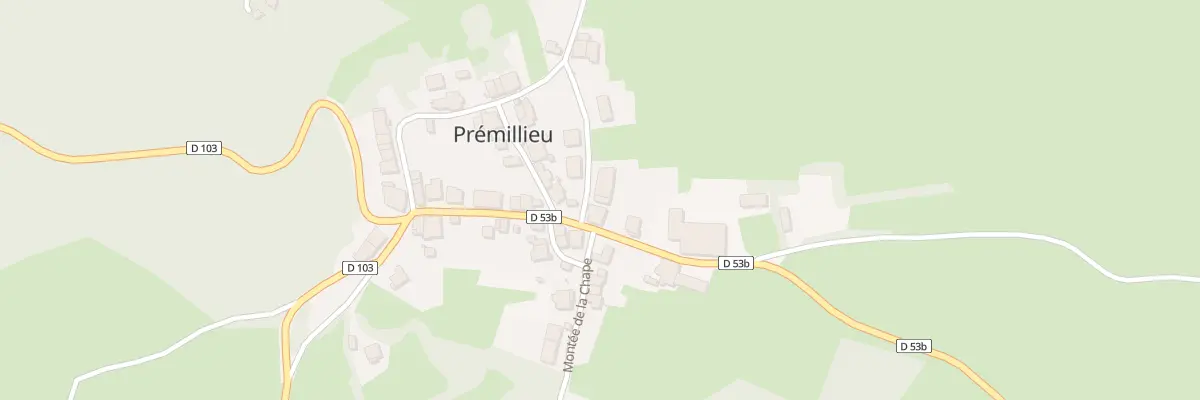 Plan du 24 Che de Chaillonnet à Prémillieu