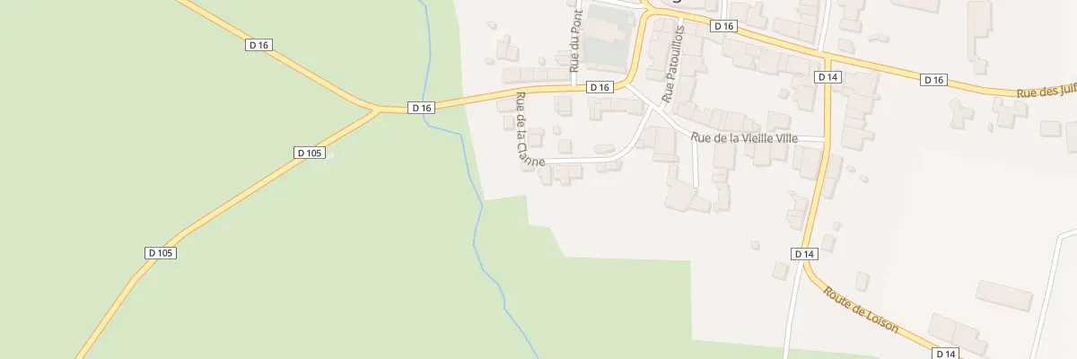 Plan du 10 Rue de la Clanne à Billy-sous-Mangiennes