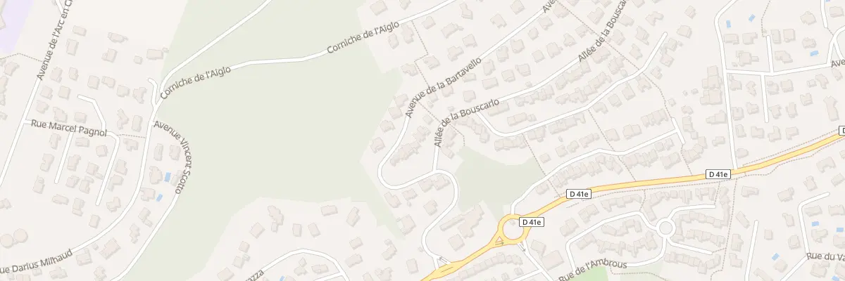 Plan du 3 All de la Bouscarlo à Carnoux-en-Provence