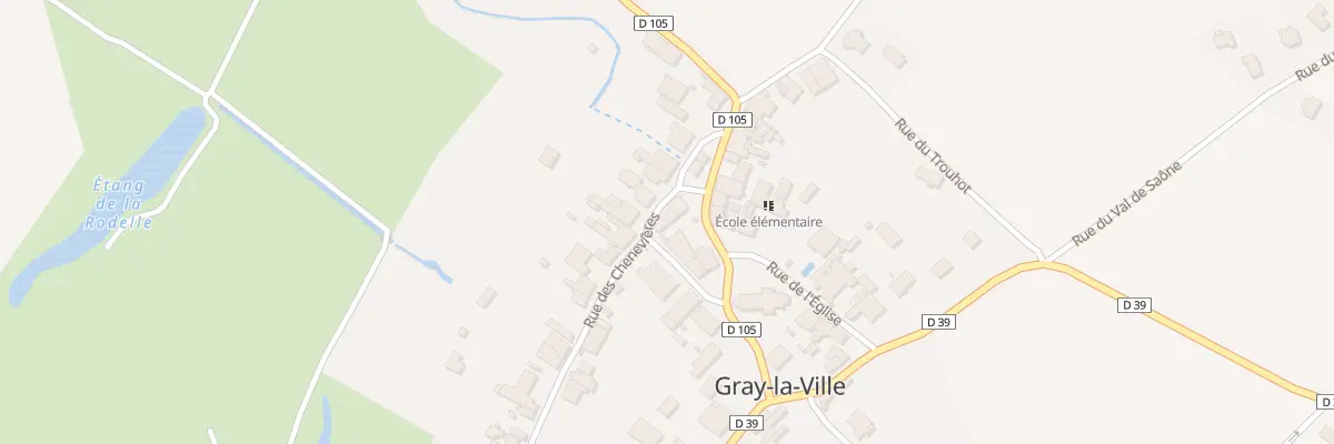 Plan du 32 Rue des Chenevières à Gray-la-Ville