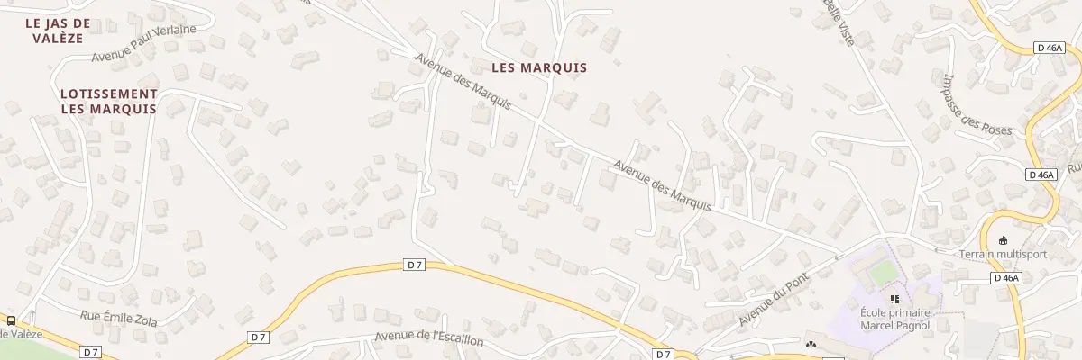 Plan du 5430 Le Jas de Valeze à Peypin