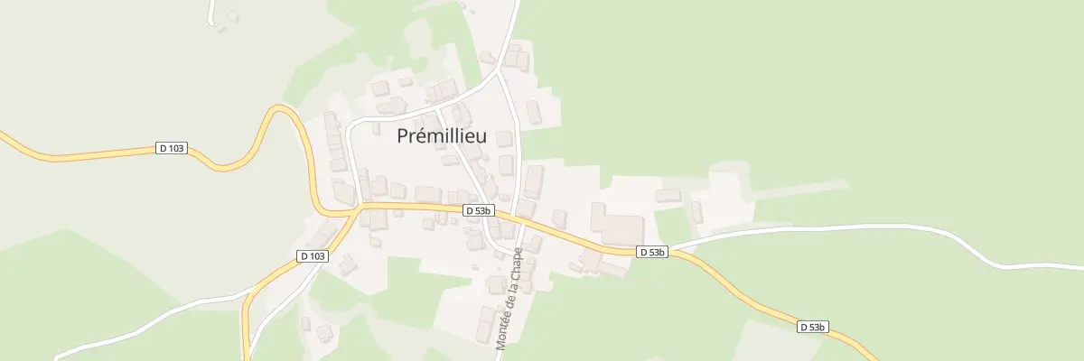 Plan du 34 Che de Chaillonnet à Prémillieu