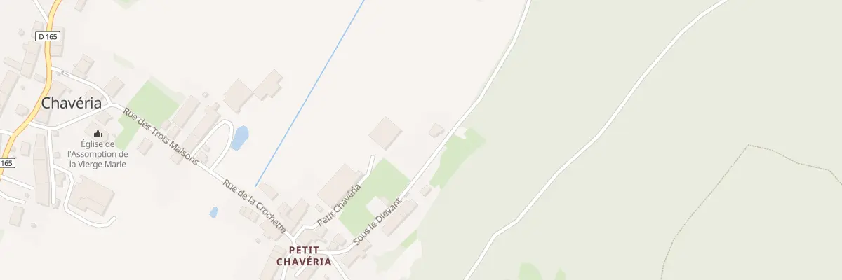 Plan du 5113 Sous les Courts à Chavéria