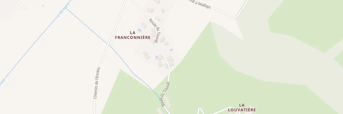 Plan du 575 Rte du Touvat à Chirens